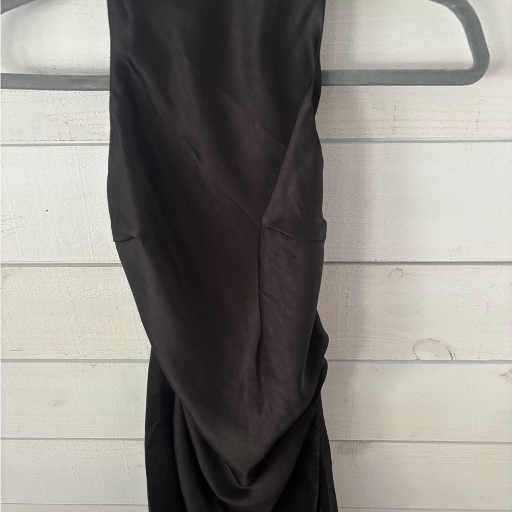 ANGEL BIBA NWT
Sonoma Halterneck Faux Wrap Twist
Back Mini Dress Black Size XS - Picture 11 of 12